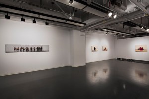 Weavings, vue partielle de l'exposition, 2014